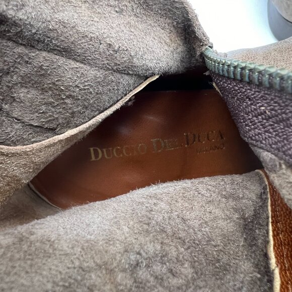 Duccio Del Duca Milano Italian Leather Riding Boots Size 37/6.5 - Picture 13 of 13